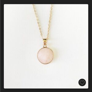 NWT Pink Stone Necklace